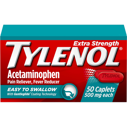 Tylenol Acetaminophen, 500 Mg, Caplets