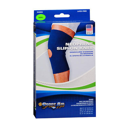 Sport Aid Neoprene Slip-On Knee Support Brace, Small