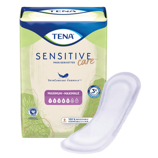 Tena Intimates Maximum Bladder Leakage Pad For Women, Heavy Absorbency, Regular Length