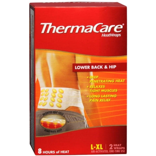 ThermaCare Unisex Advanced Back Pain Therapy Heatwraps L Xl Size