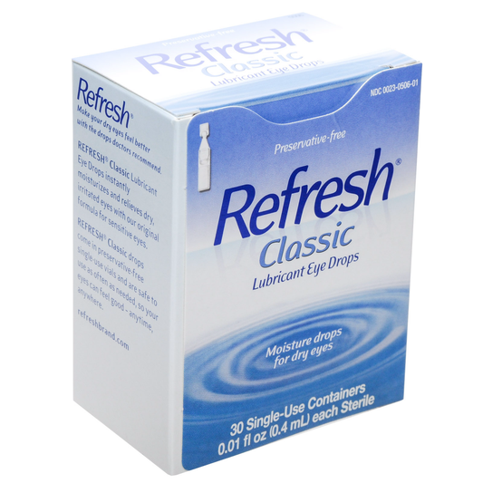 Refresh Classic Lubricant Eye Drops Single-Use Containers