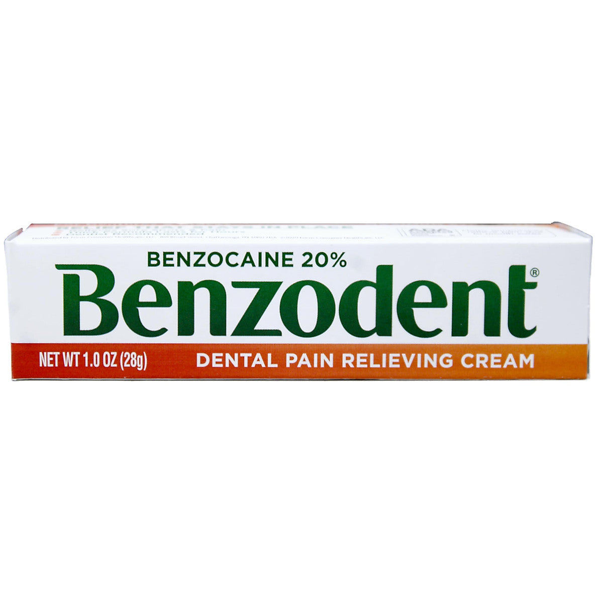 Benzodent Dental Pain Relieving Cream, 1 Oz