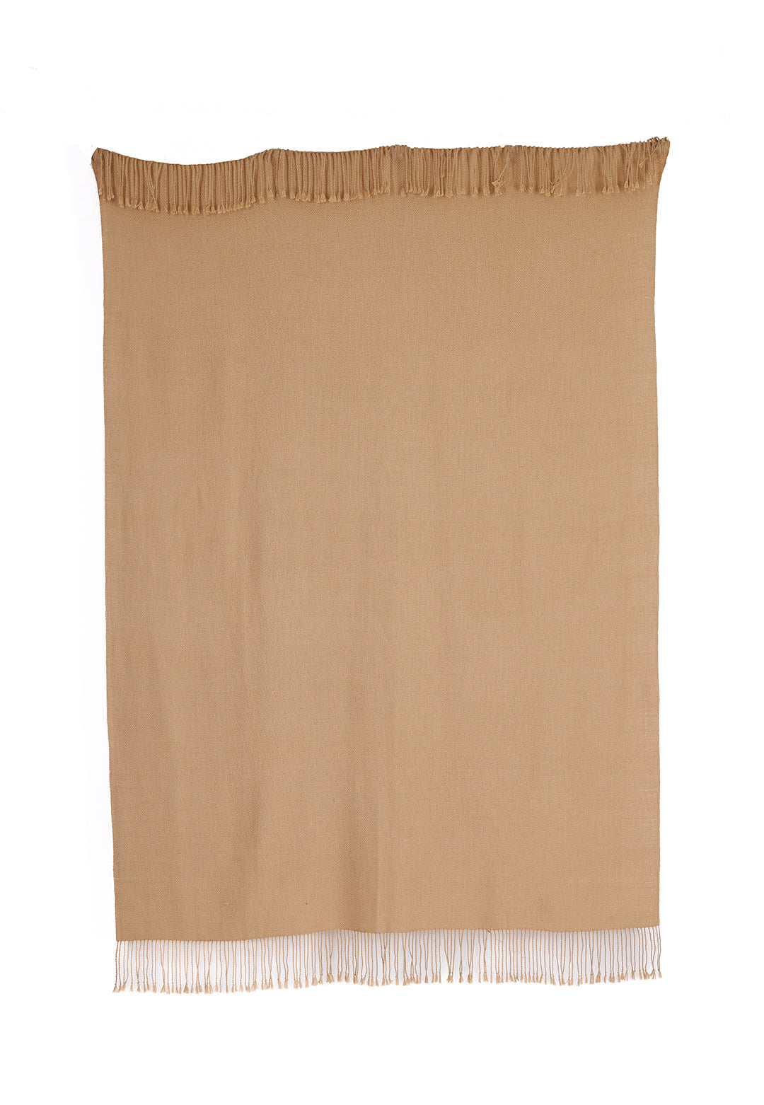 Wasi Collection - Undyed Camel Baby Alpaca Throw