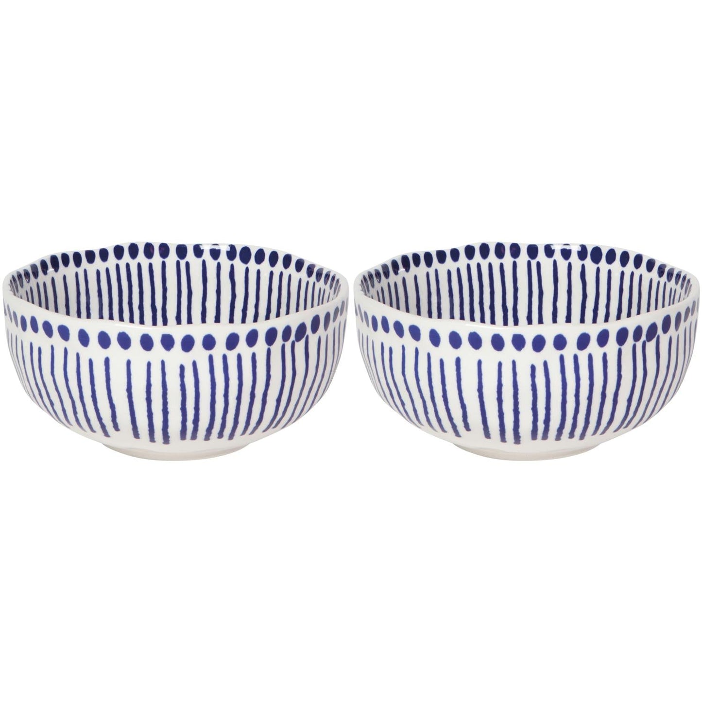 Set of 2 Sprout Stamped Mixing Bowl Small 6 inch