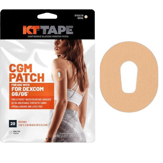 Dexcom G6/G5 CGM Patch, Pro Extreme Water Resistant Adhesive