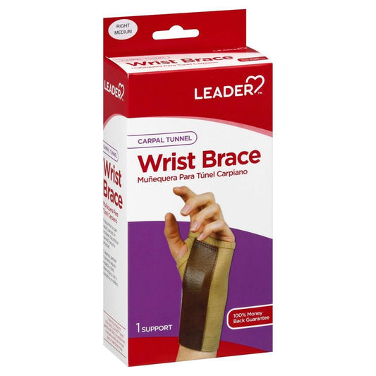The Leader Medium Right Carpal Tunnel Wrist Brace
