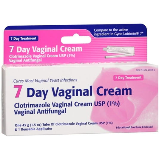 Taro 7 Day Clotrimazole Vaginal Cream Antifungal Treatment