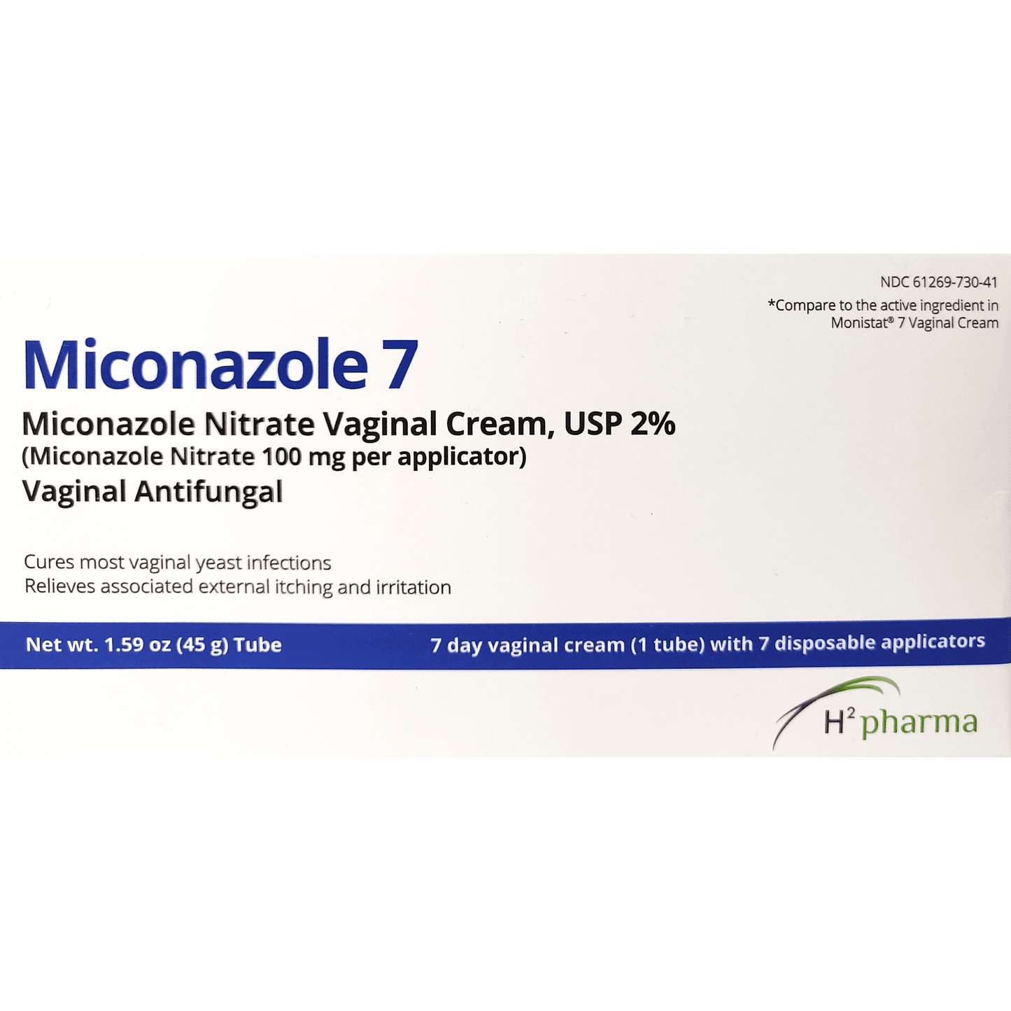 Taro Miconazole 7 Miconazole Nitrate 2% Vaginal Cream, 45 Grams