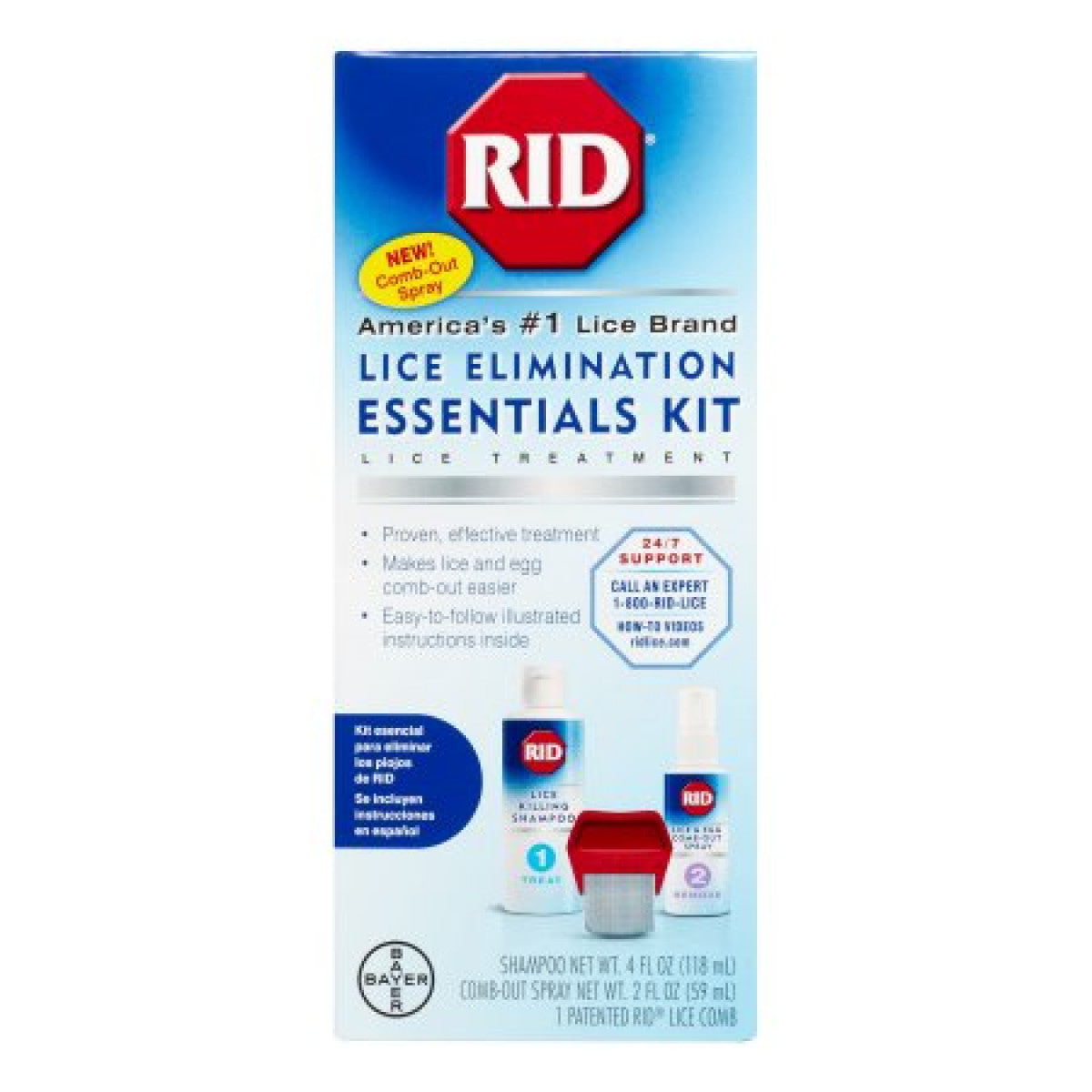 Rid Essentials Lice Elimination Kit