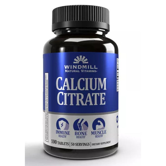 Windmill Calcium Citrate 400mg Tablets 100ct