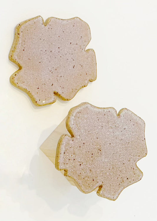 Handmade Flower Coasters — Set of Two