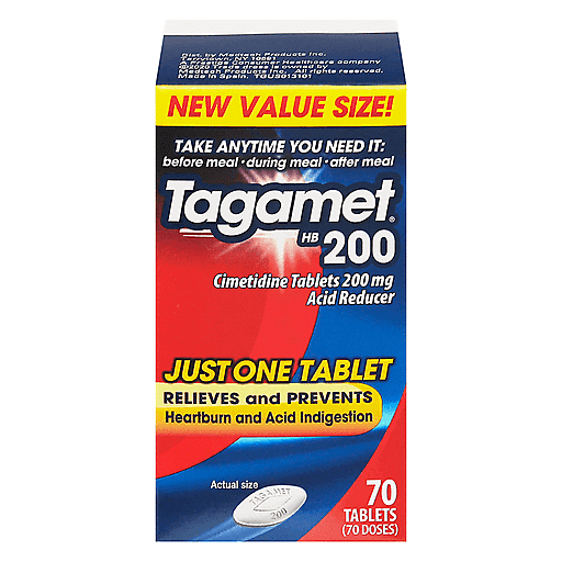 Tagamet HB 200 Value Size Acid Reducer 70 Tablets