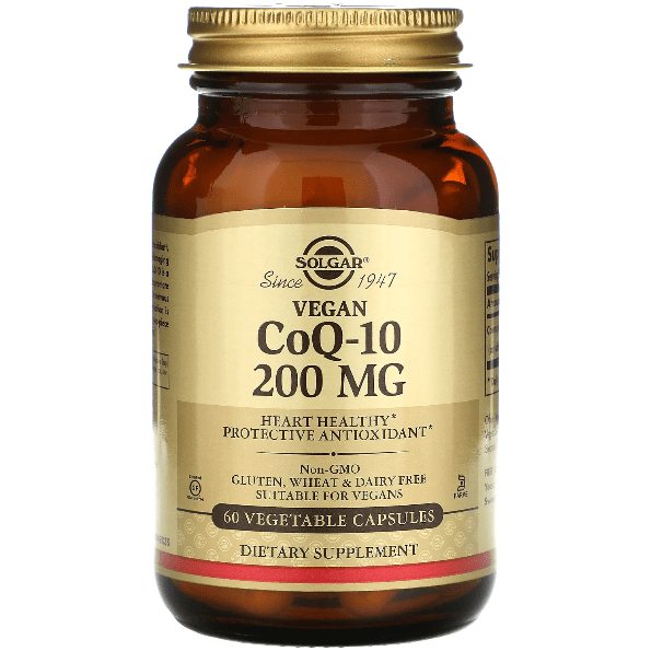 Solgar CoQ-10 200mg 60 Vegetable Capsules