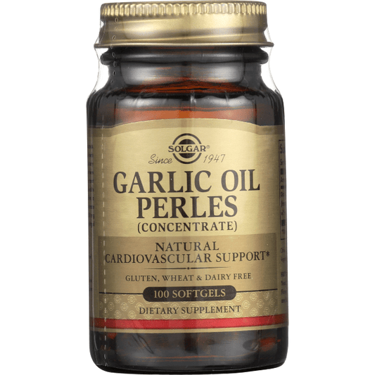 Solgar Garlic Oil Perles 100 Softgels (Reduced Odor)