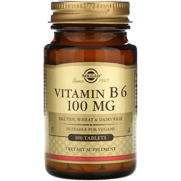 Solgar Magnesium with Vitamin B6 100 Tablets