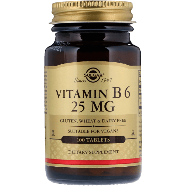 Solgar Vitamin B6 25 mg 100 Tablets