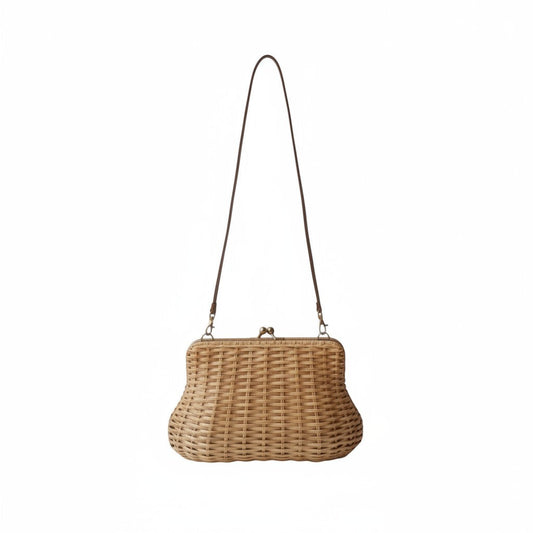 The Eloise Wicker Clutch