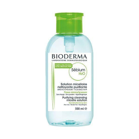 Bioderma Sebium H2o Micellar Water Pump Reverse 500ml