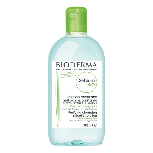 Bioderma Sebium H2O Micelle Solution, Combination or Oily Skin, 16.91 Oz