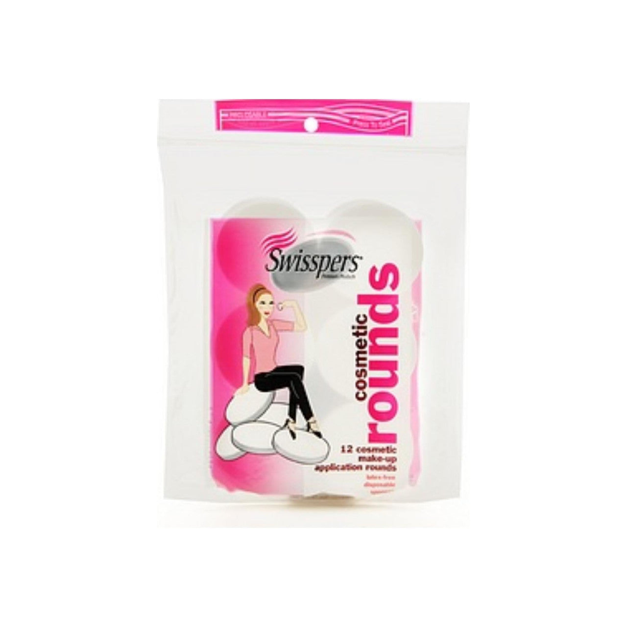 Swisspers Cosmetic Rounds, Latex Free