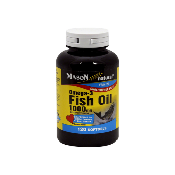 Mason Natural Omega-3 Fish Oil 1000 Mg Softgels