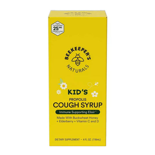 Beekeeper's Naturals Kids' Daytime Propolis Cough Syrup - 4 Fl Oz