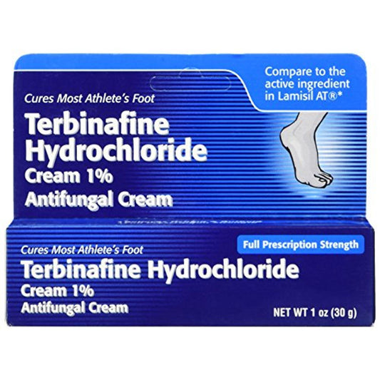 Terbinafine Hydrochloride AntiFungal Cream, 1%, 1 Oz