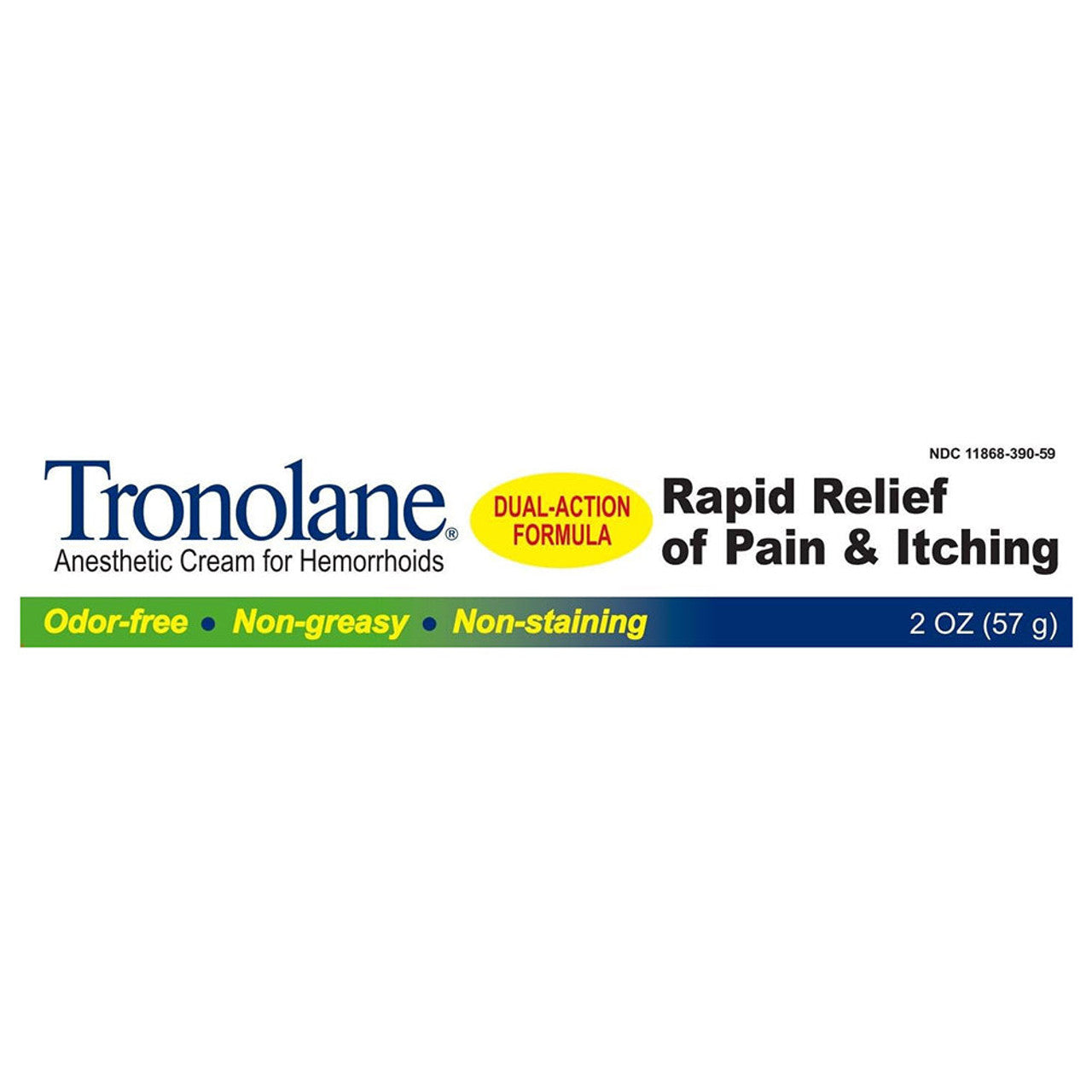 Tronolane Anesthetic Cream For Hemorrhoids 1 Oz