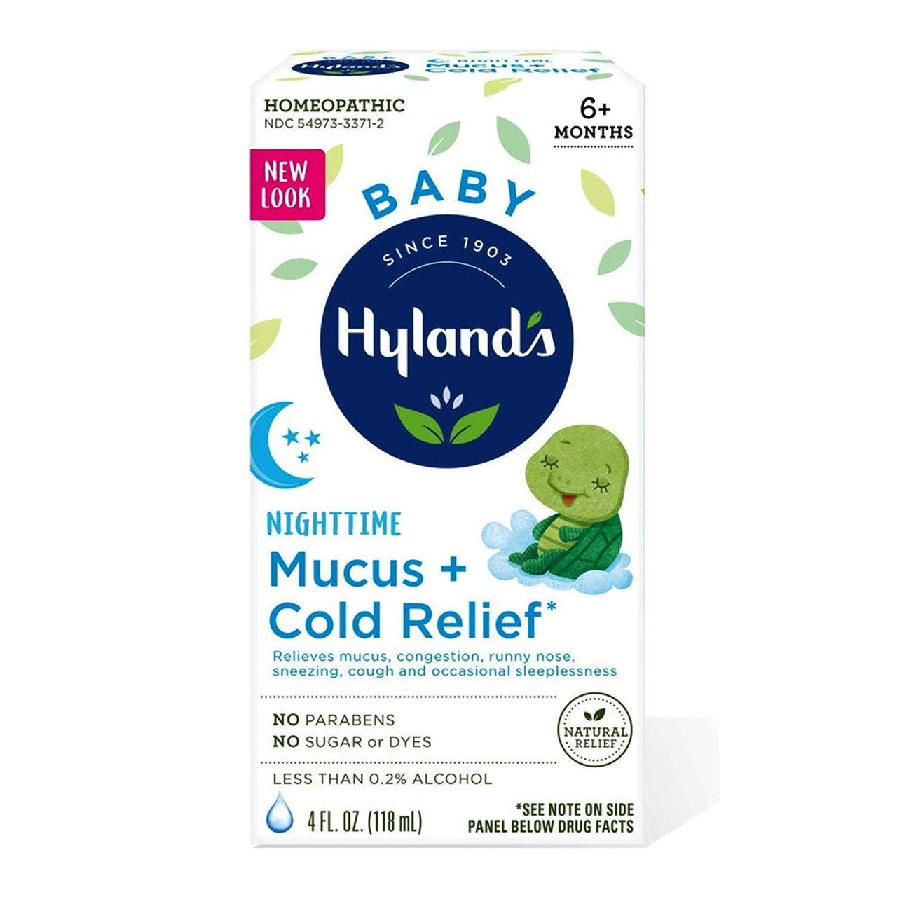 Hyland's Naturals Baby Nighttime Mucus & Cold Relief Syrup - 4 Fl Oz