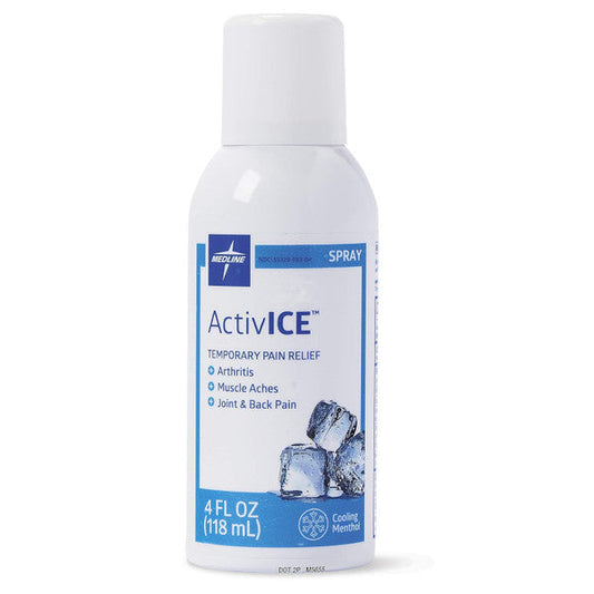 Medline Remedy Activice Topical Pain Reliever Spray, 4 Oz