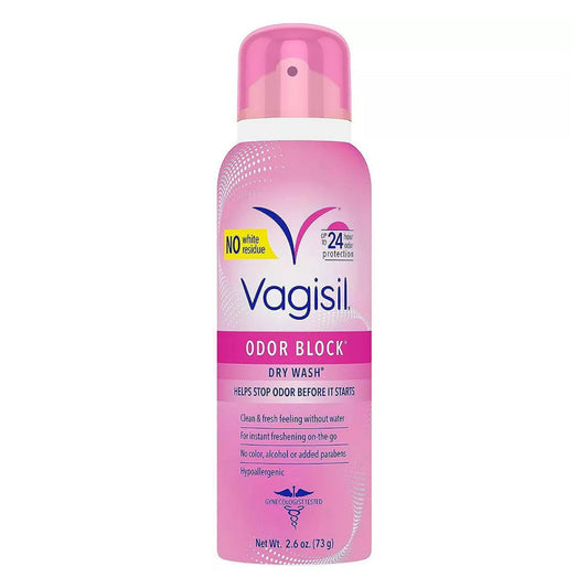 Vagisil Odor Block Dry Wash Spray