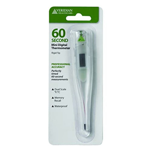 Veridian Healthcare 60 Second Mini Digital Thermometer