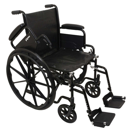 ProBasics Wheelchair 18" K1/K2 Flip Back Desk Arms And Swingaway Foot Rests