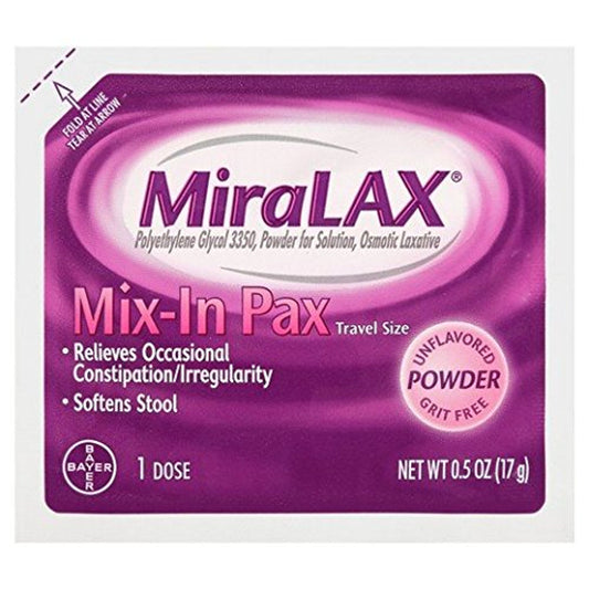 MiraLAX Powder Single Dose 17Gm Inst 24Ct