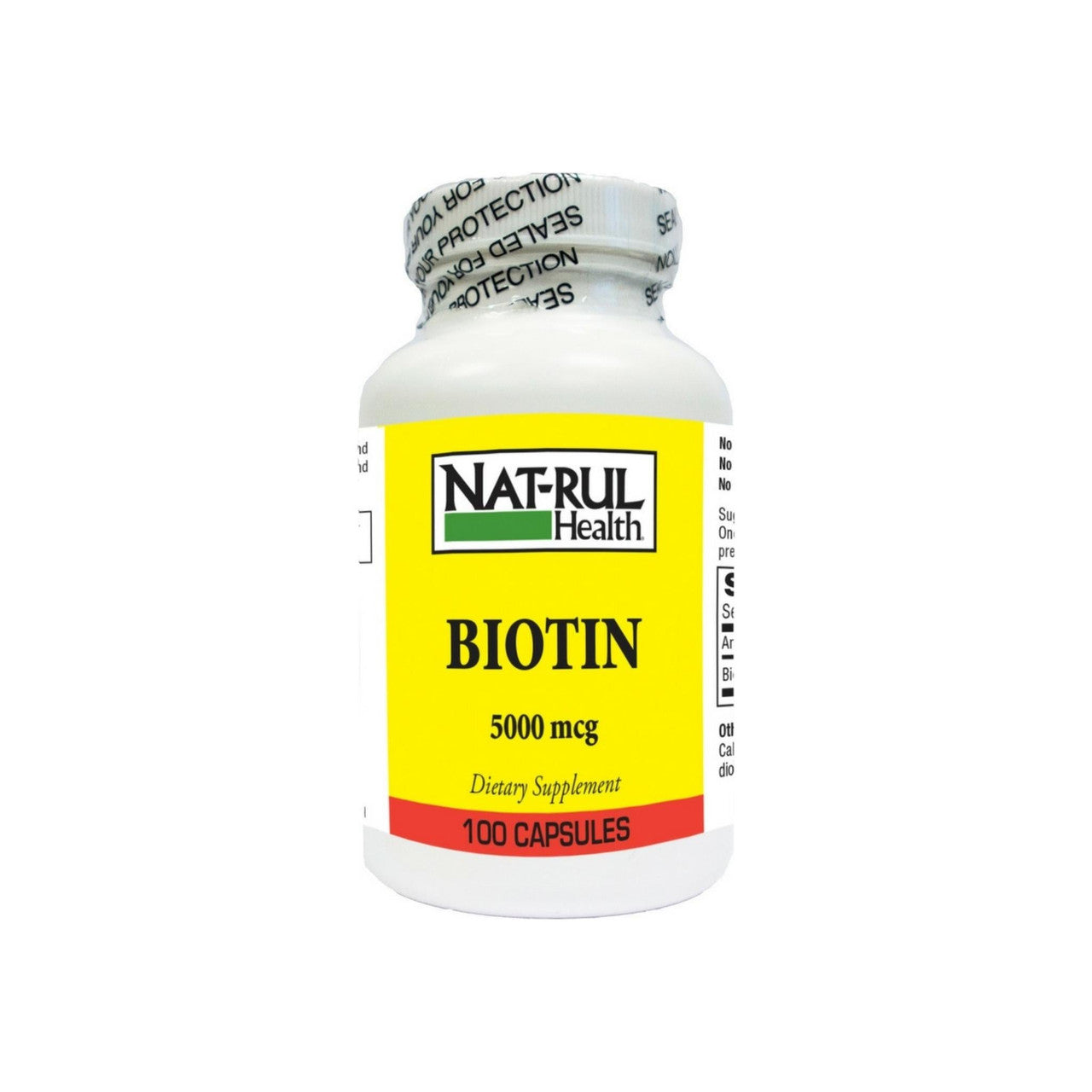 Natrul Health Biotin 5000 Mcg Capsules - Osadia Concept Store