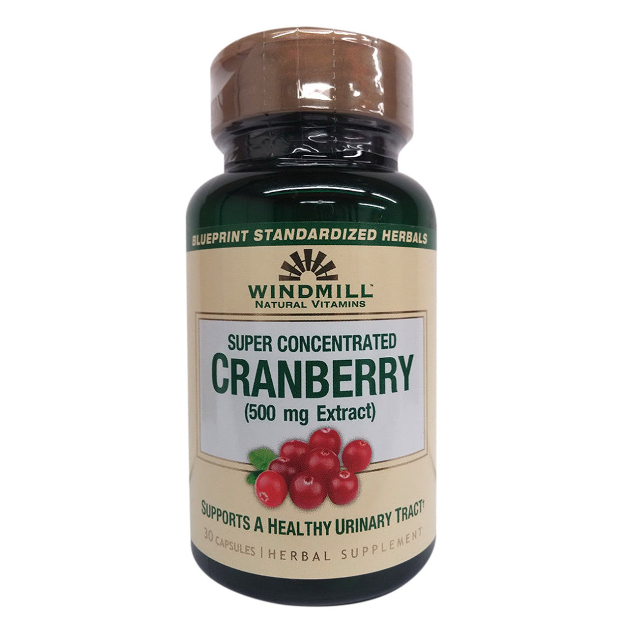 Windmill Cranberry 500mg Capsules 30ct