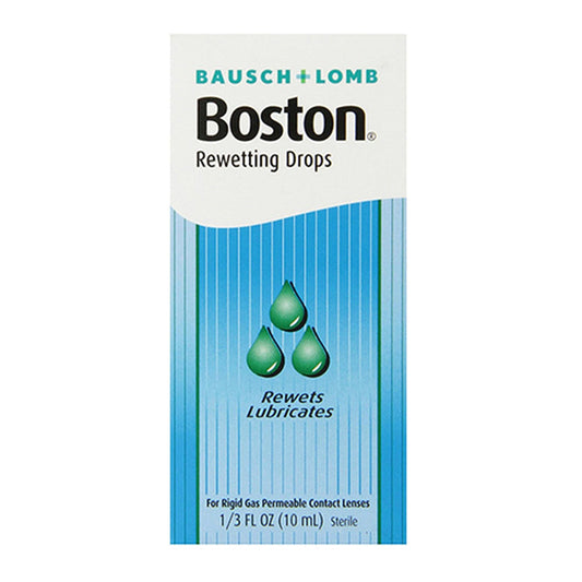 Bausch + Lomb Boston Rewettinging Drops For Contact Lenses, 10 Ml
