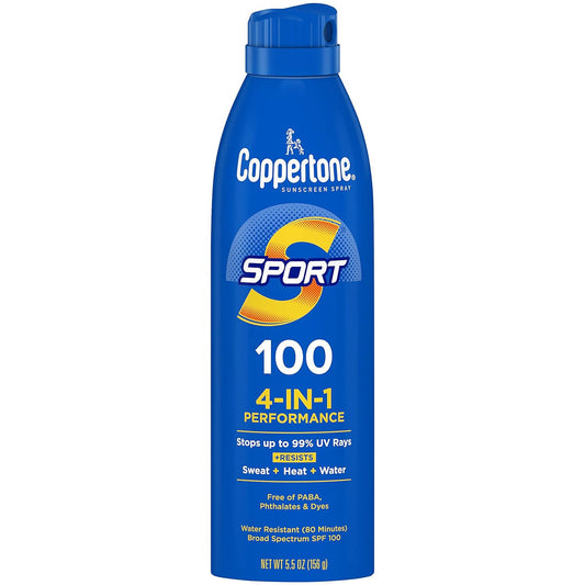 Coppertone Sport Sunscreen Spray SPF 100
