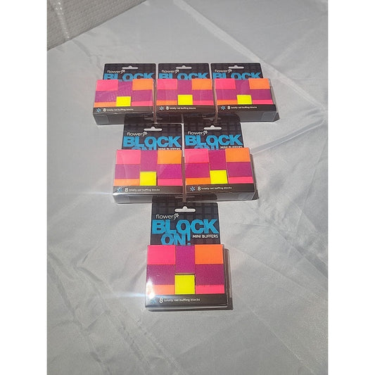 Flowery Block On! Mini Buffers - 8 Ct (BPMB14-8)