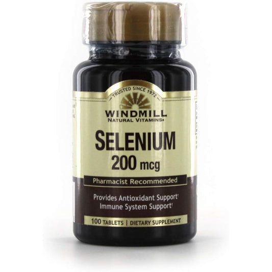 Windmill Selenium 200 Mcg Tablets, 100