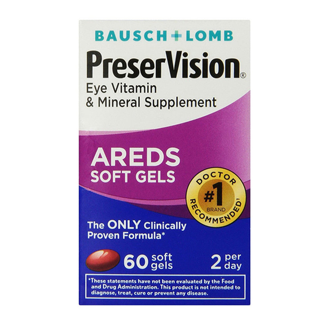 Bausch + Lomb Vitamin Mineral Supplement Eye Soft Gels