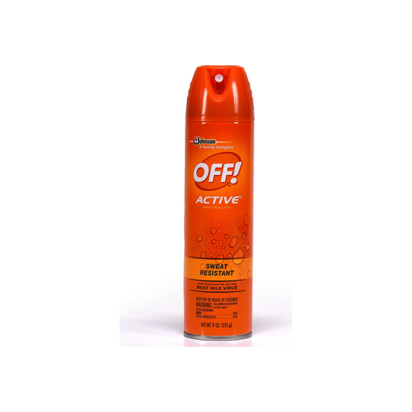 Off! Active Insect Repellent Aerosol Spray, Sweat Resistant - 9 Oz