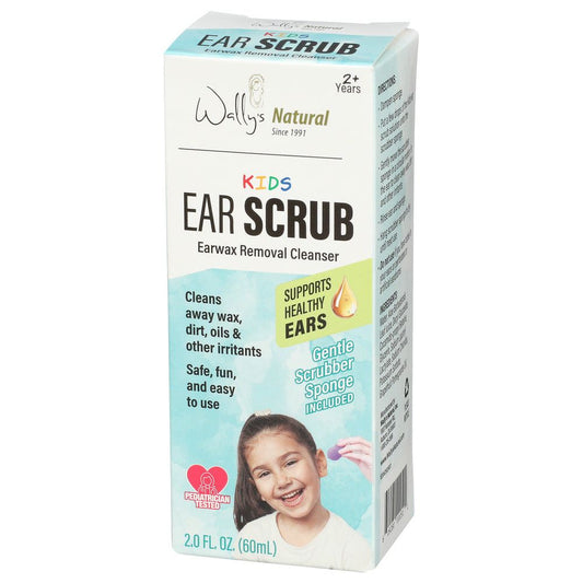 Wally's Natural Products Naturals Scrub Ear Kids