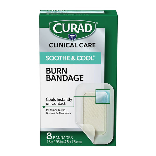 Curad Soothe & Cool Bandages, Clear Gel
