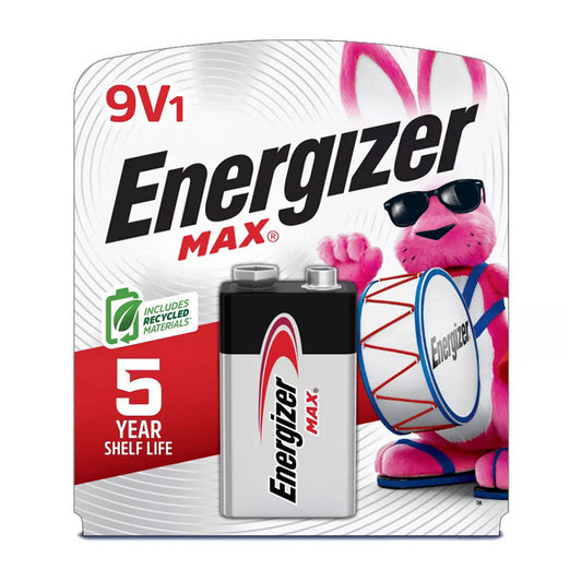 Energizer Max 9V Alkaline Battery