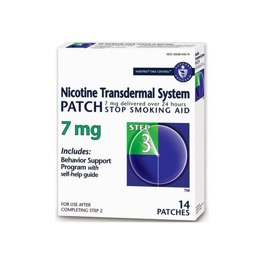 Habitrol Step 3 Nicotine Transdermal System Patch, 7 Mg