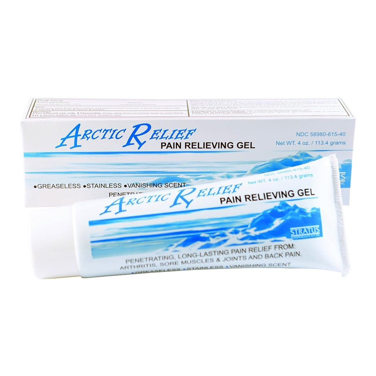 Arctic Relief Pain Relieving Gel , Long-Lasting - 4 Oz