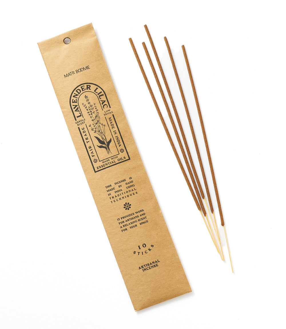 Lavender Lilac Incense - 10 sticks, low smoke - Osadia Concept Store