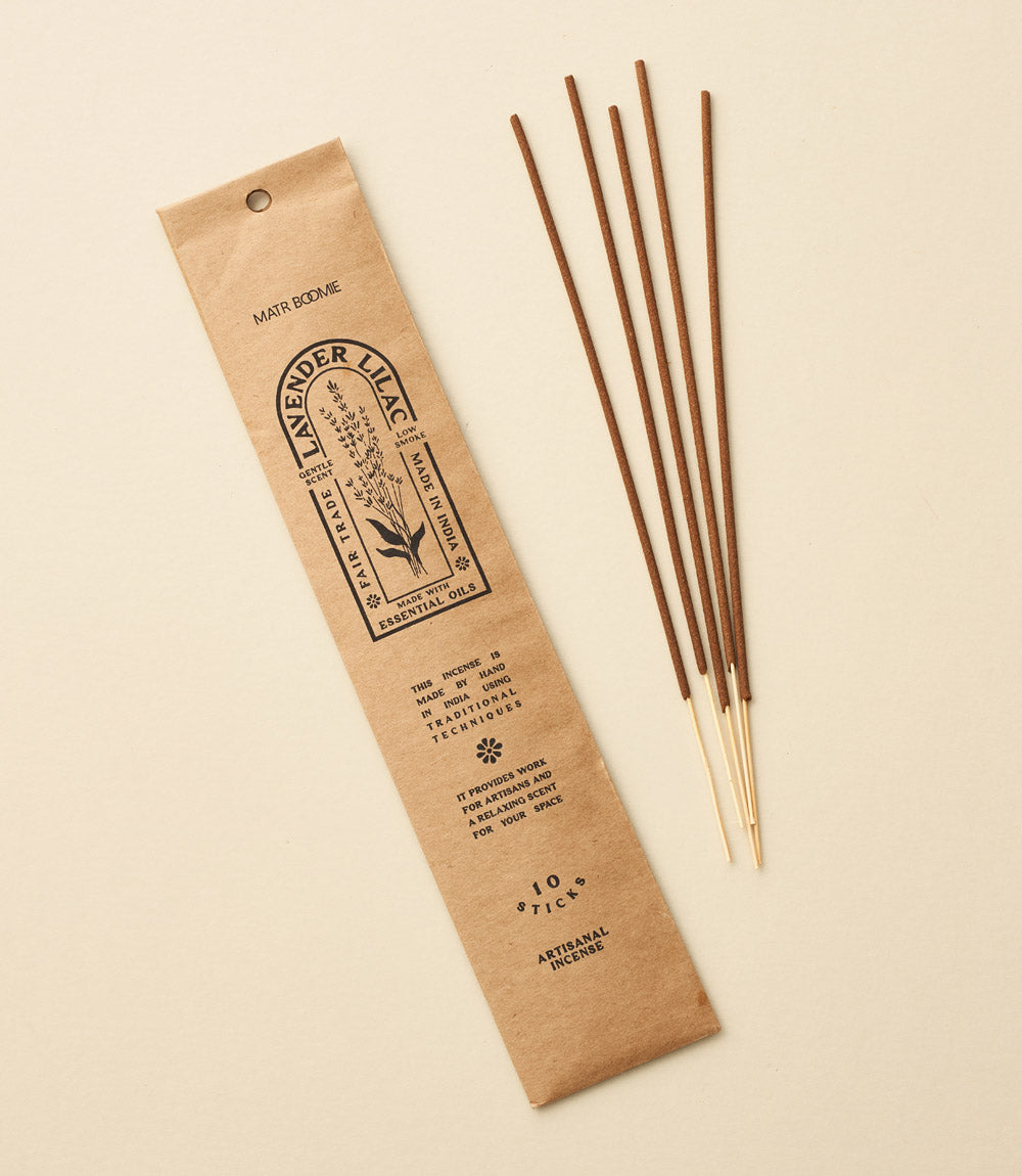 Lavender Lilac Incense - 10 sticks, low smoke - Osadia Concept Store