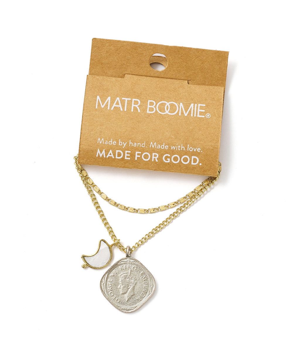 Sikka Coin Pendant Necklace - Osadia Concept Store